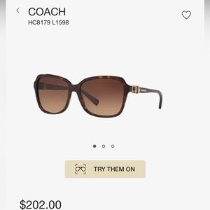 Coach sunglasses HC 8179